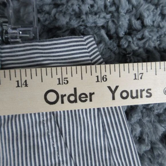 Bermuda Lauren Ralph Lauren Feminina 6 Preto Branco Listras Ativas 32x12* - Imagem 4 de 4