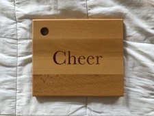 Wood Cheese Board by Lenox Holiday Board Cheer