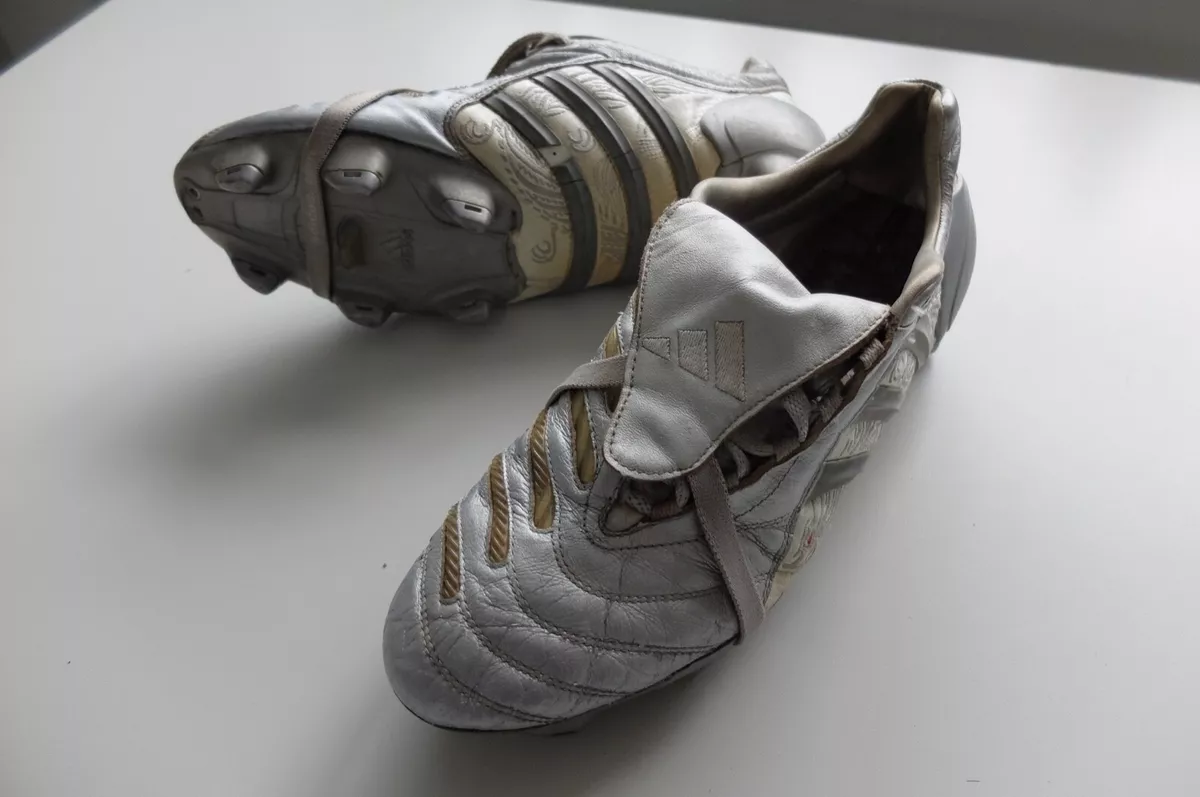 Botas de fútbol Adidas Predator Pulse 2 plateadas dragón Reino Unido 9,5 tachuelas de metal | eBay