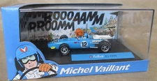 Magazine Models Michel Vaillant 1970 F-1 Race Car in Blue   1:43 scale diecast