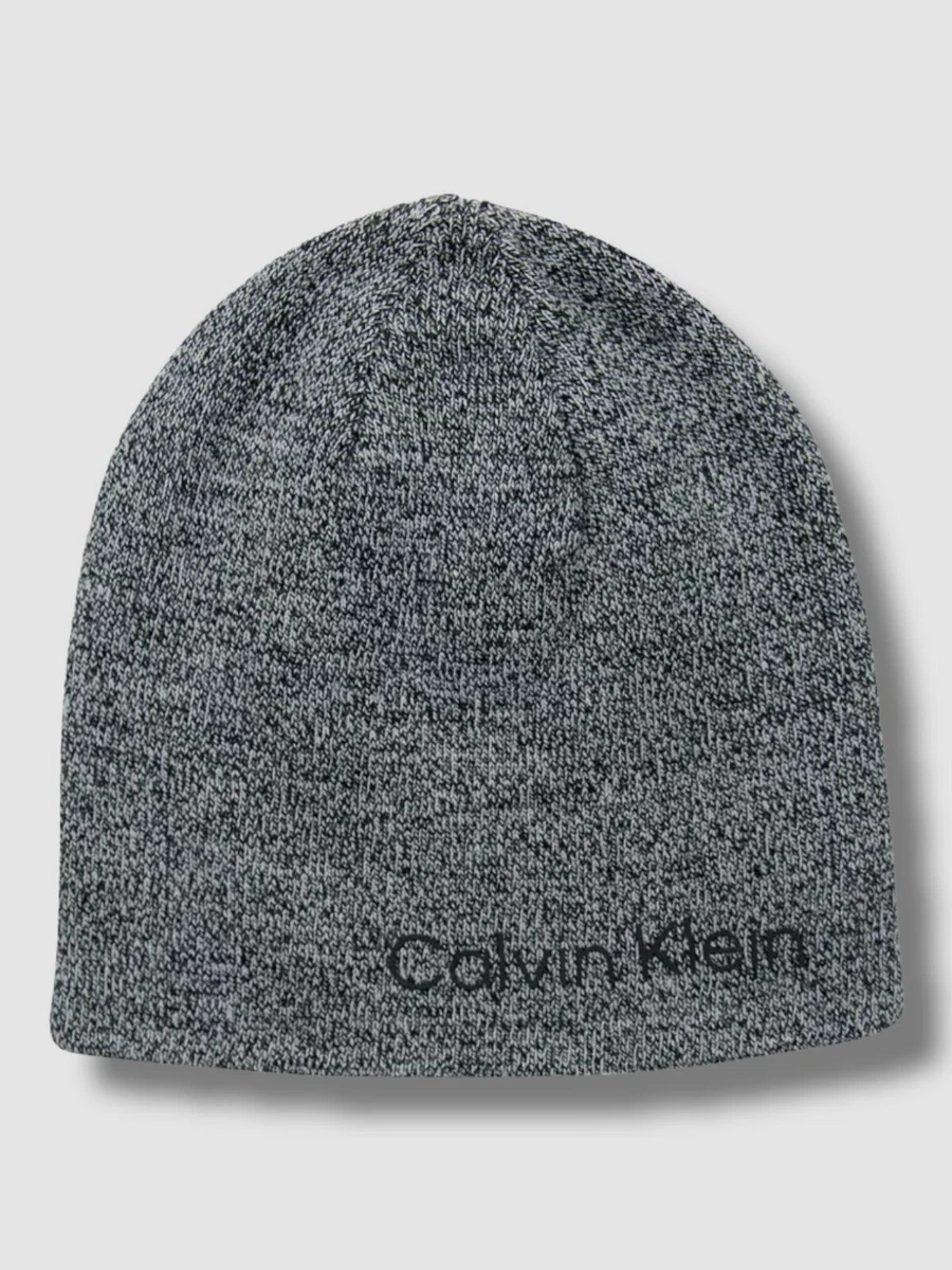 Grey calvin klein beanie sale