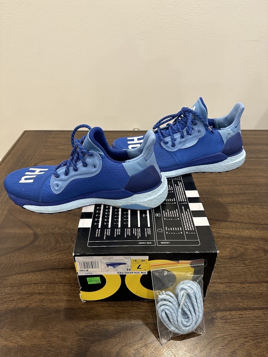 Adidas x Pharrell Men's Solar Hu Glide Powder Blue Sneaker