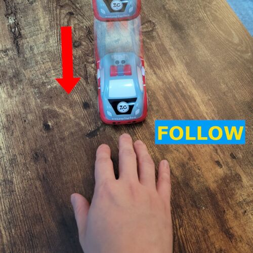 Zippy Car - RC Mini Car Toy - 4 Ways To Play: Escape / Follow / Line Tracer /R/C - Picture 3 of 8