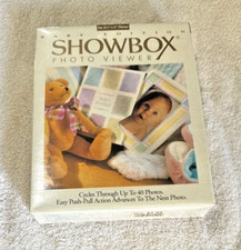 Showbox Photo Viewer by Holston Factory Sealed Cycles Through 40 Photos Baby