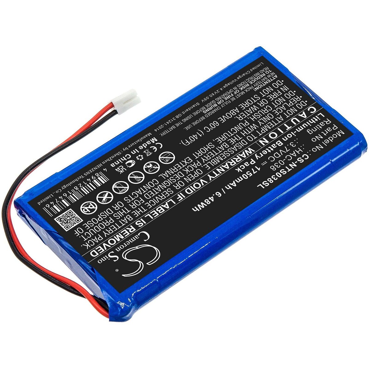 HAC-038 Battery for Nintendo Home Circuit Mario Kart Live, 1700mAh - sold  by sma