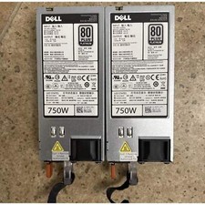 "Lot of 2" Dell F750E-S0 06W2PW 750-Watt Power Supplies 80 Plus Platinum TESTED 