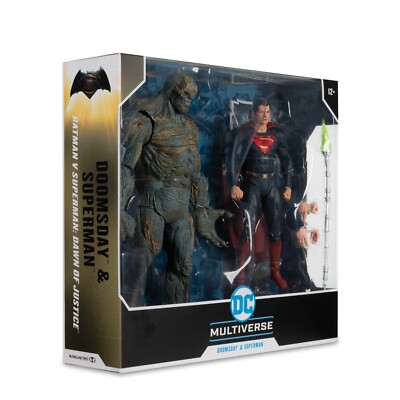 DC Multiverse Batman vs Superman Superman Doomsday Mega 2PK Figure