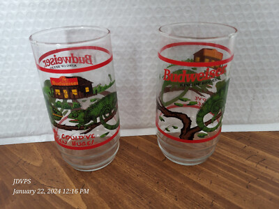 Budweiser Lizard Glasses