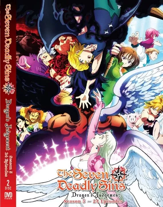 DVD Anime Nanatsu no Taizai Season 5: Fundo no Shinpan (1-24 End) English