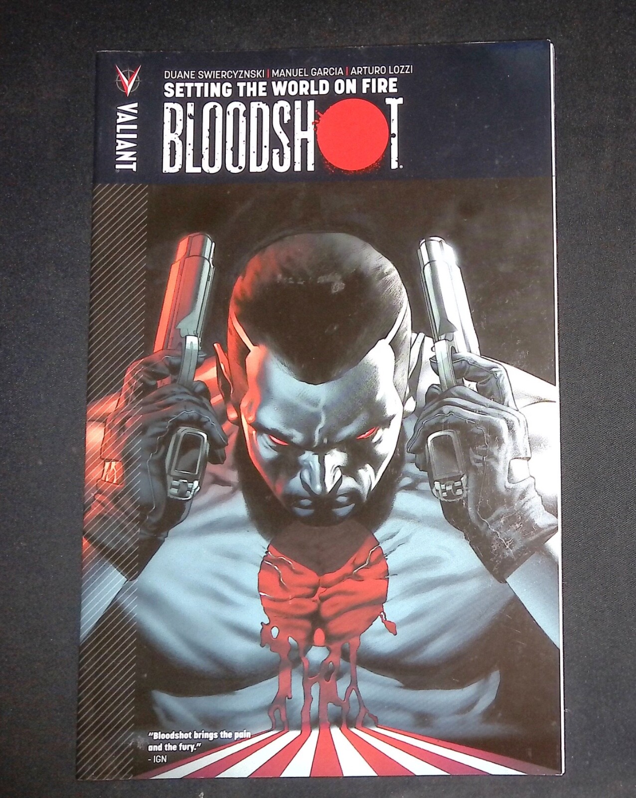 Bloodshot Setting The World On Fire Valiant Comics Graphic Novel