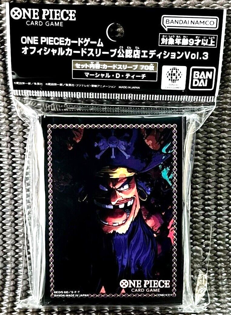 One Piece Official Card Sleeve Marshall D. Teach 70 Sleeves