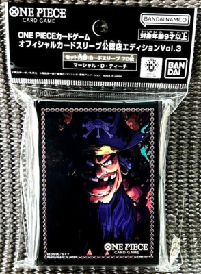 One Piece Official Card Sleeve Marshall D. Teach 70 Sleeves