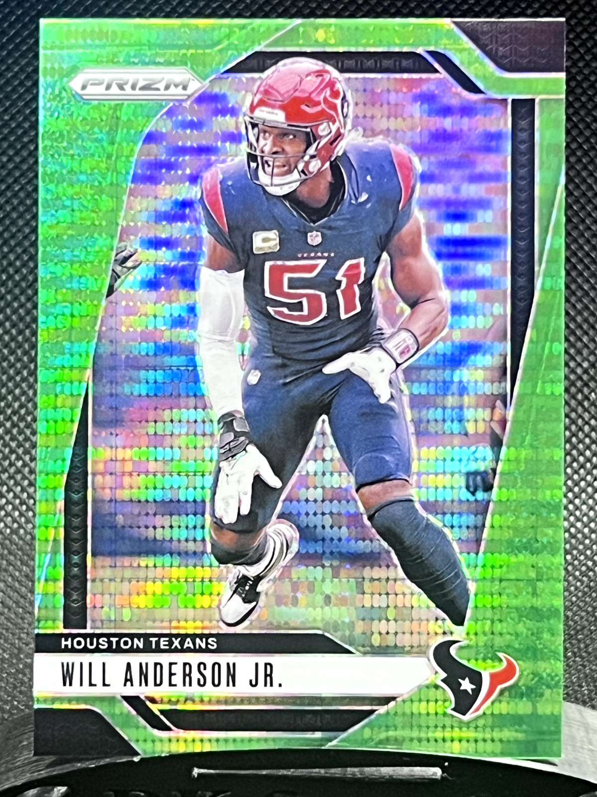 WILL ANDERSON JR. RC 💥 SP 2023 Panini Prizm Neon Green Pulsar Prizm Insert #342