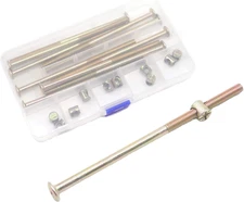 Binifimux 10-Set Furniture Hardware Replacement Bolts, Bunk Beds Bolts, M6X130Mm