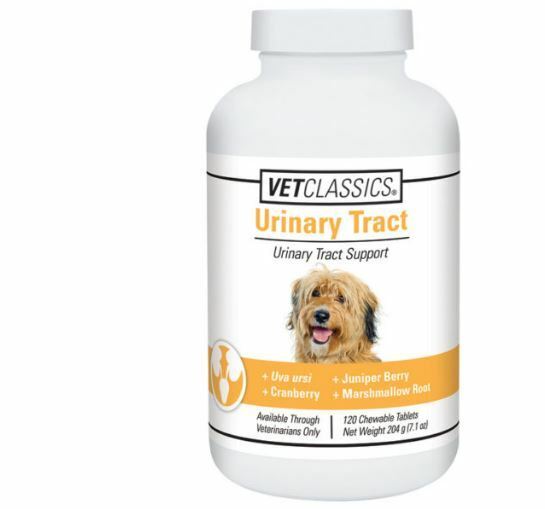 VetClassics Urinary Tract Chewable Tablets For Dogs, 120 Count