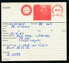 S3396) Portugal AFS meter master card, code: VII 464 / 2.9.64