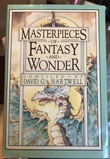 David G Hartwell MASTERPIECES OF FANTASY AND WONDER Hardcover Book