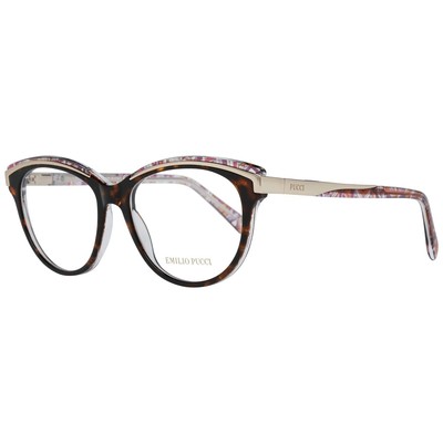 New Emilio Pucci EP-5038 052 Dark Havana & Gold Eyeglasses 53/16/135
