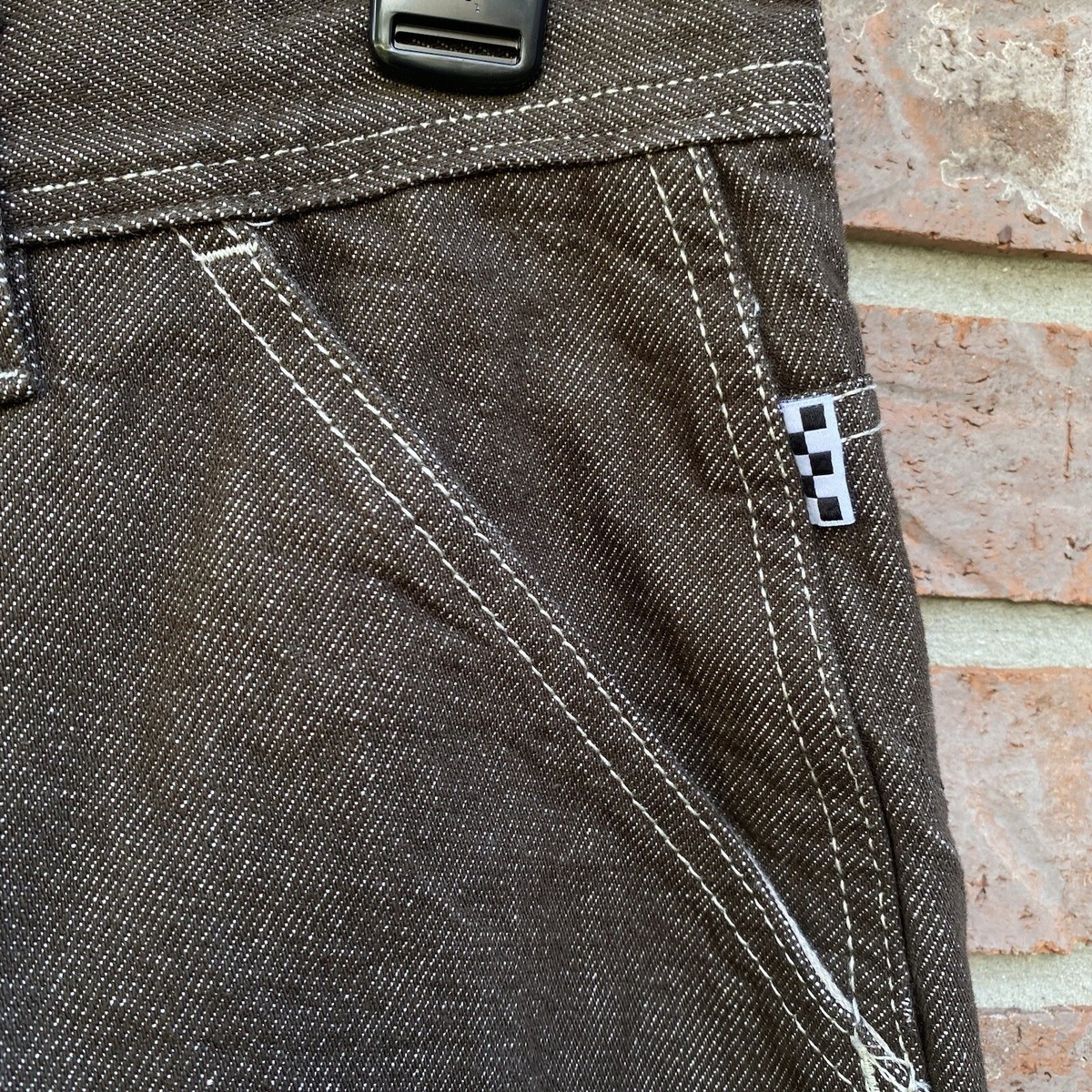 Vans x Zion Wright Baggy Denim Brown Loose Carpenter Pants