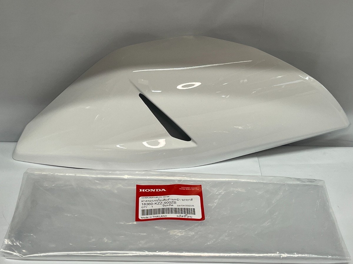 ma＊a CRF250L HEAT SHIELD EXHAUST MUFFLER WHITE 2012-16 HONDA