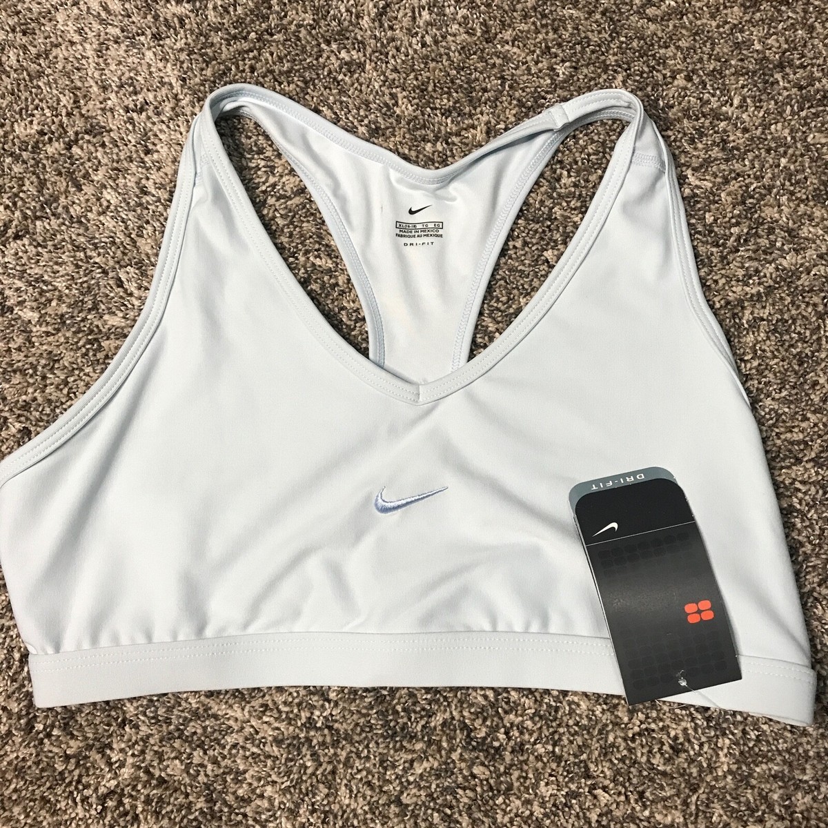 nike dri fit sports bra xl