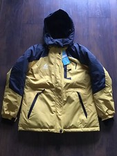 Spmor Womens Ski Jacket Hooded Coat Warm Winter Jacket Sz Medium Yellow/gray Nwt