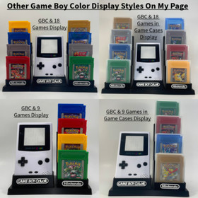 Nintendo Gameboy Color Display/Stand/Holder - DISPLAY ONLY (Customize Colors)