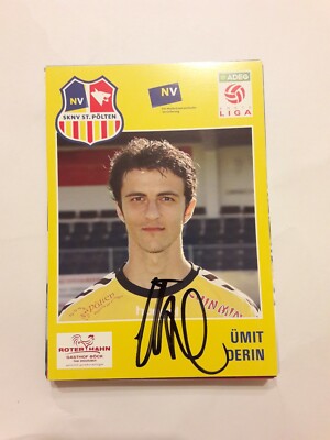 Signierte AK Ümit Derin  St.Pölten NEU
