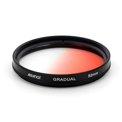 Albinar 52mm Red Graduated Gradual Color Filter camera lens | eBay