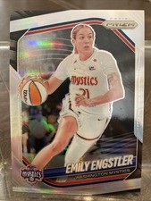 2025 Panini Prizm WNBA Emily Engstler Silver Prizm #84 Mystics