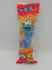Vintage Pez Dispenser Cookie Monster Sesame Street Sealed 1990s