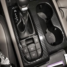 Carbon Fiber Car Interior Gear Panel Cover Trim For 2019-2020 Hyundai Santa Fe