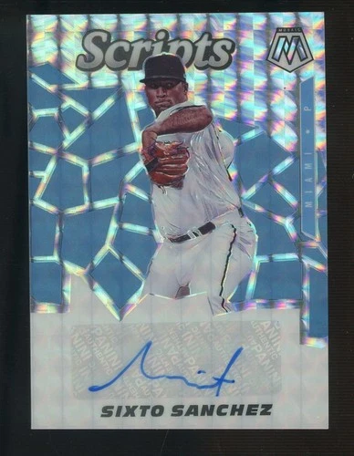 2021 Mosaic Baseball Sixto Sanchez Scripts Auto Miami