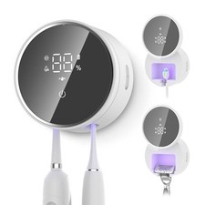 Smart Toothbrush Holder Razor Cleaner Auto Open UV Drying