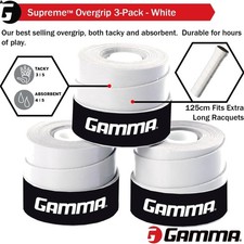 Supreme Overgrip: Tacky Tennis Racquet Grip for Enhanced Performance 3 Pack