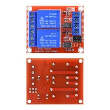 12V 2 Channel Relay Module With Optocoupler Support High Low Level Trigger
