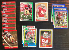 San Francisco 49ers' CHARLES HALEY 18 card lot - Topps Score Fleer ProSet
