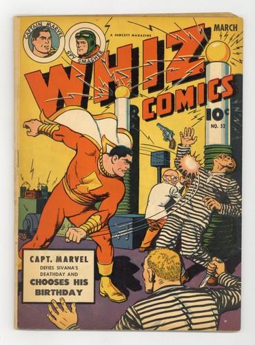 Whiz Comics #52 VG- 3.5 1944