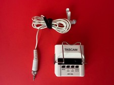 TASCAM DR-10L Portable Digital Recorder Battery-Powered w/ Lavalier Mic White