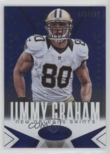 2014 Certified Hot Box Blue Camo 95/100 Jimmy Graham #61 0t1