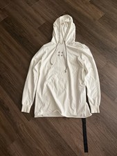 Rick Owens DRKSDW Cream Pullover Hoodie  Men’s Size L 100% AUTHENTIC