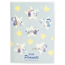 Kutsuwa Snoopy Family Planner 2026 A6 Monthly Sunday Start Concert 656SQC