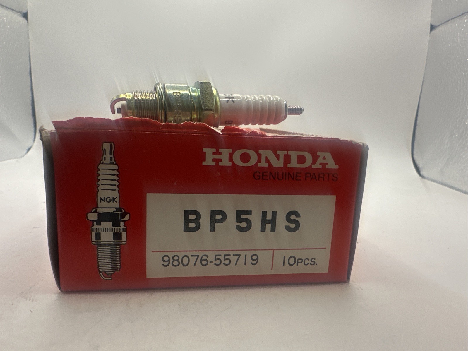 Lot of 10 NGK BP5HS Spark Plugs 14mm 1/2 Inch Reach 98076-55719