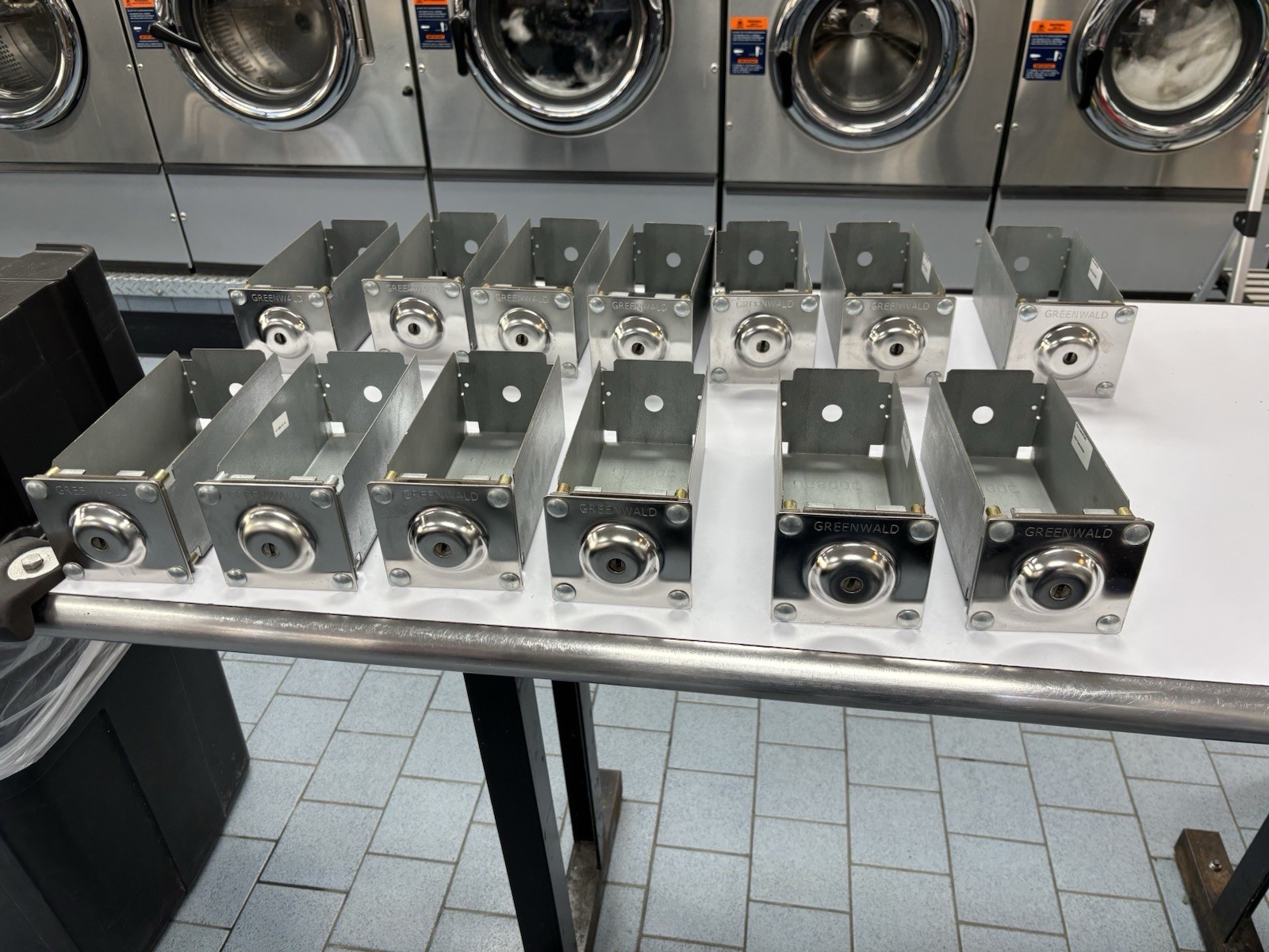 Set Is 13 Greenwald Key Boxes For Dexter Wash / Dryers