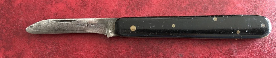 Ancien Couteau Greffoir S.Kunde & Sohn 🇩🇪 30 A 10 1/2 BE - Photo 3/4