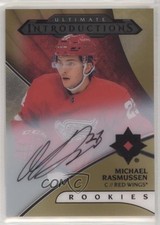 2018-19 Ultimate Collection Introductions Gold Michael Rasmussen #UI-21 Auto m8n