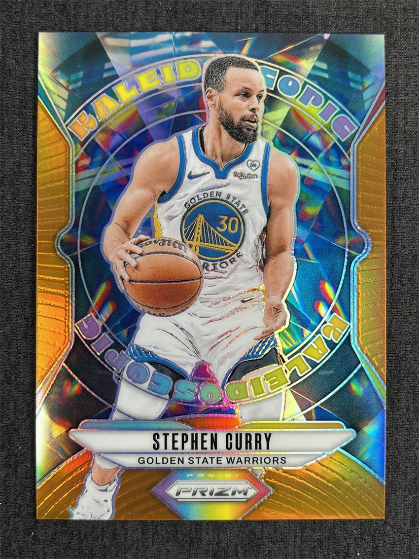 2024-25 Panini Prizm Basketball Stephen Curry Kaleidoscope Orange Prizm 44/49