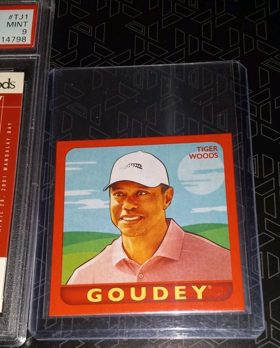 2001 Upper Deck Golf Tigerjam IV Promo #TJ1 Tiger Woods RC Rookie PSA 9 MINT view 4
