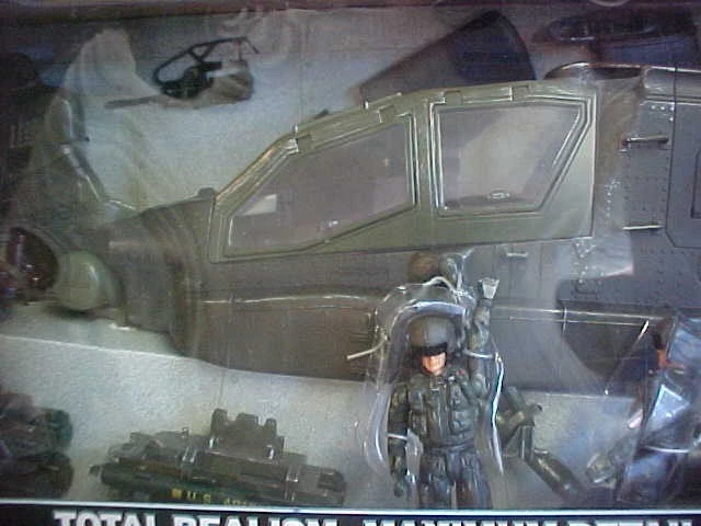 Elite Force 1:18 AH-64 APACHE HELICOPTER BBI US Army Military Blue Box 2002 - Image 3 of 4