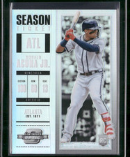 2018 Panini Contenders Optic Ronald Acuna Jr. Silver Holo Rookie RC Braves